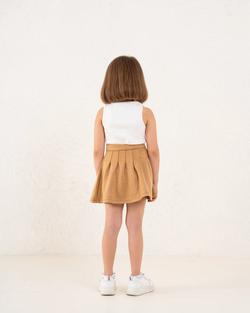 Pleated Suede Skirt - Venti