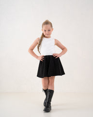 Embellished A-Line Mini Skirt