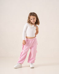 Side Bow Tie Sweatpants