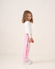 Side Bow Tie Sweatpants