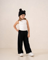 Corduroy Wide-Leg Pants