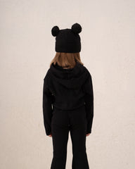 Ribbed Hoodie Pullover