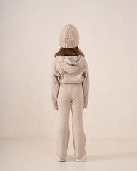 Ribbed Hoodie Pullover