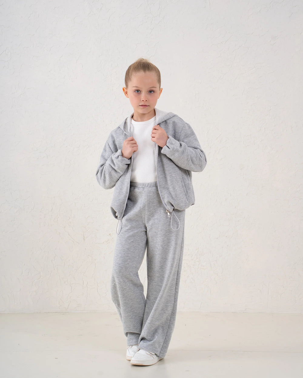 Front Slit Wide-Leg Pants - Venti