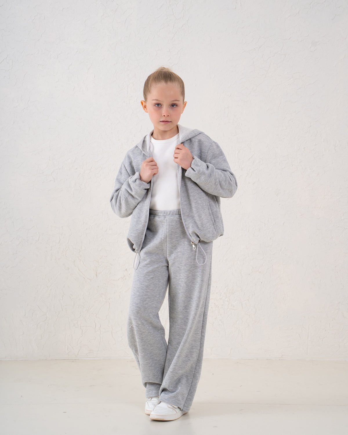 Drawstring Zip-Up Hoodie