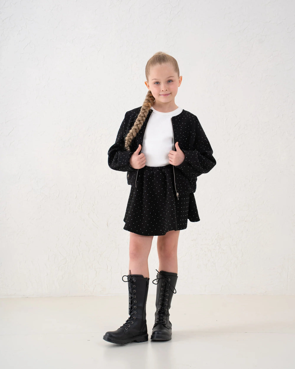 Embellished Sparkling Bomber Jacket - Venti