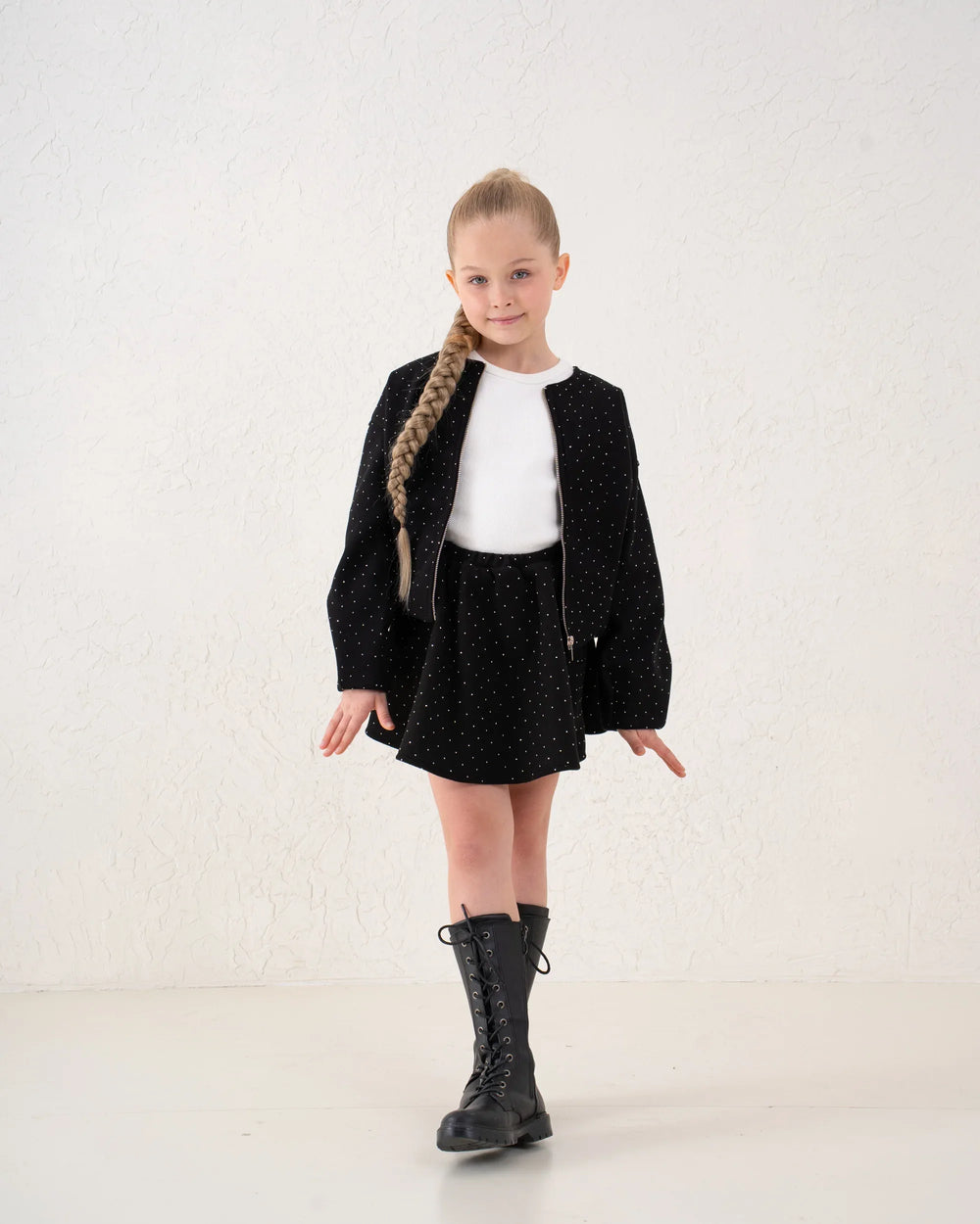 Embellished A-Line Mini Skirt - Venti