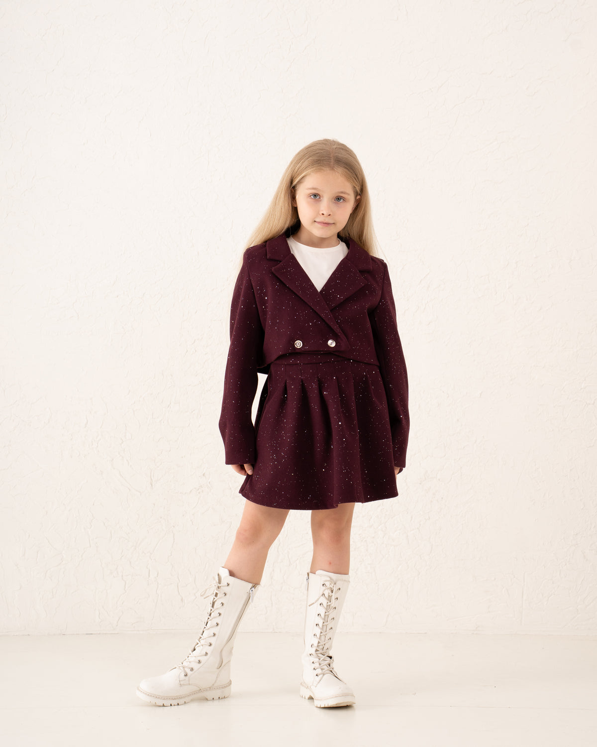 Sparkling Wool-Like Blazer