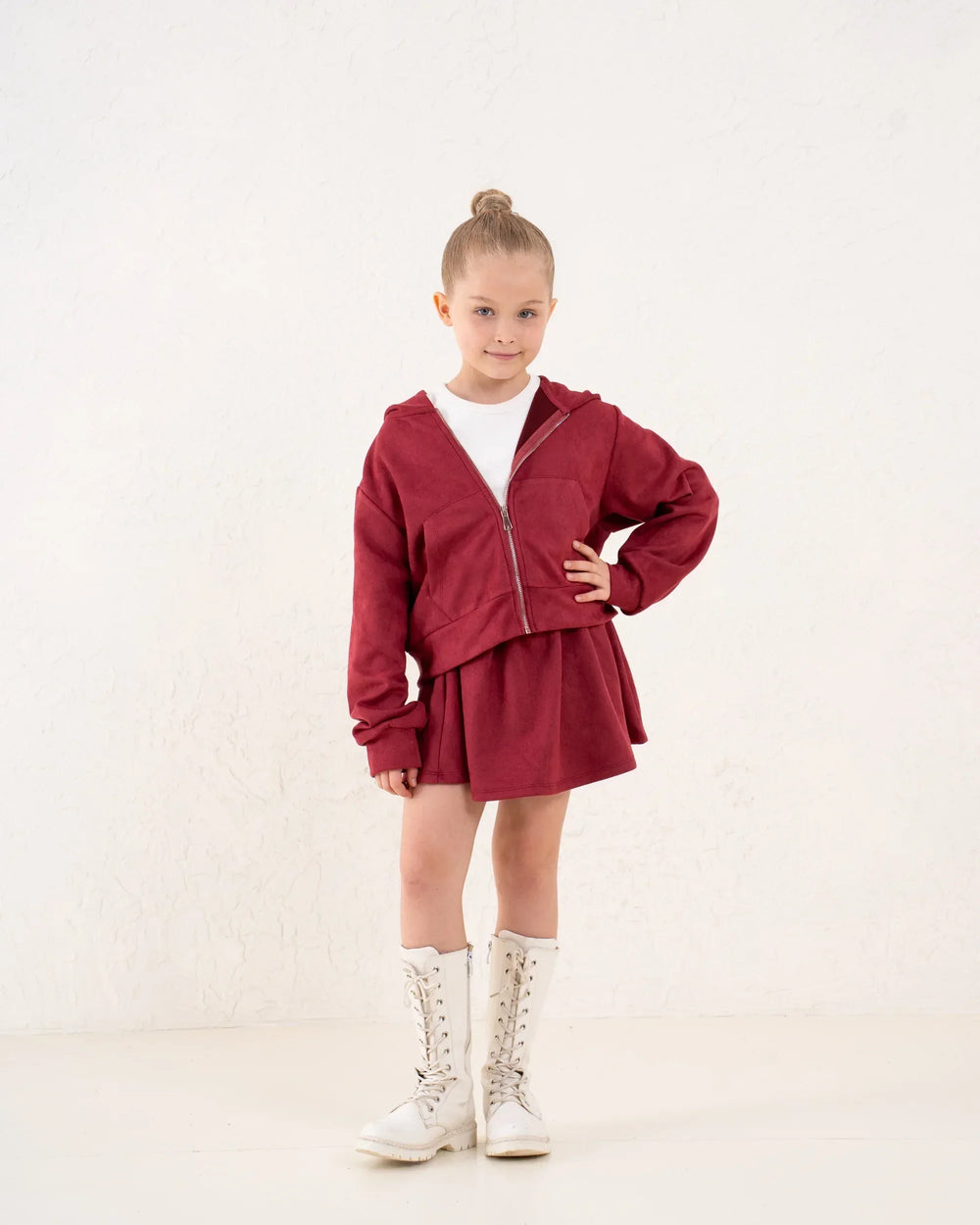 Pleated Suede Skirt - Venti