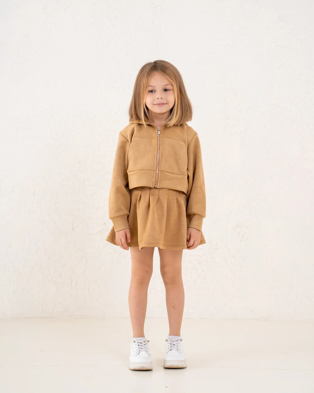 Pleated Suede Skirt - Venti