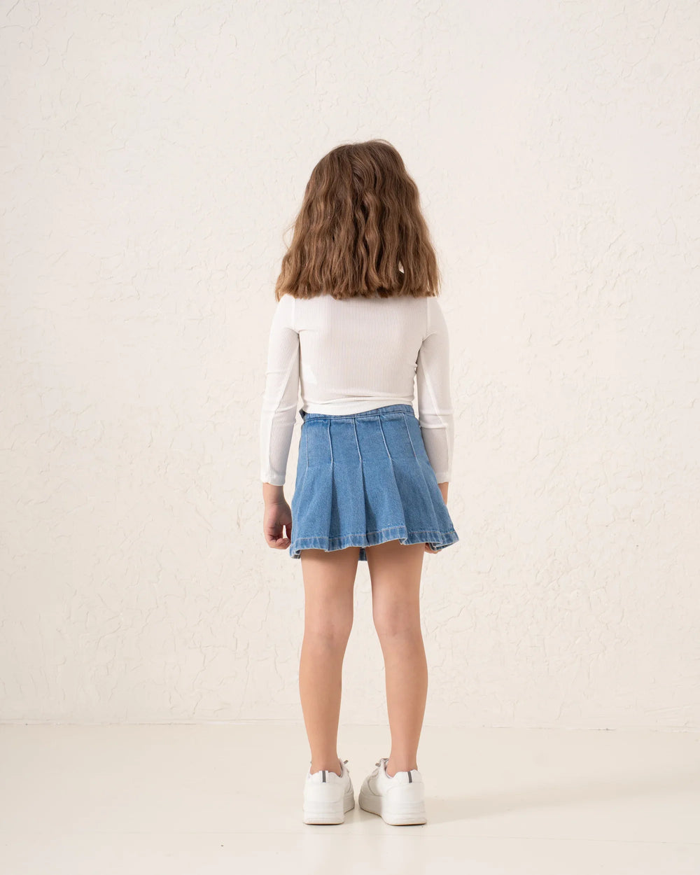 Ribbed Polo Long Sleeve Top - Venti