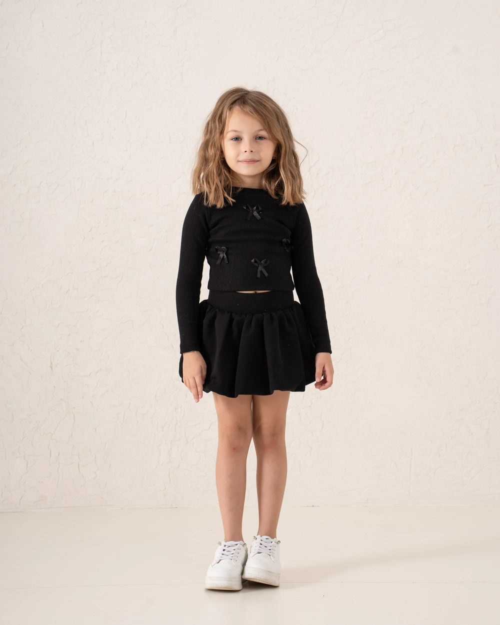 Ribbed Top With Bows - Venti