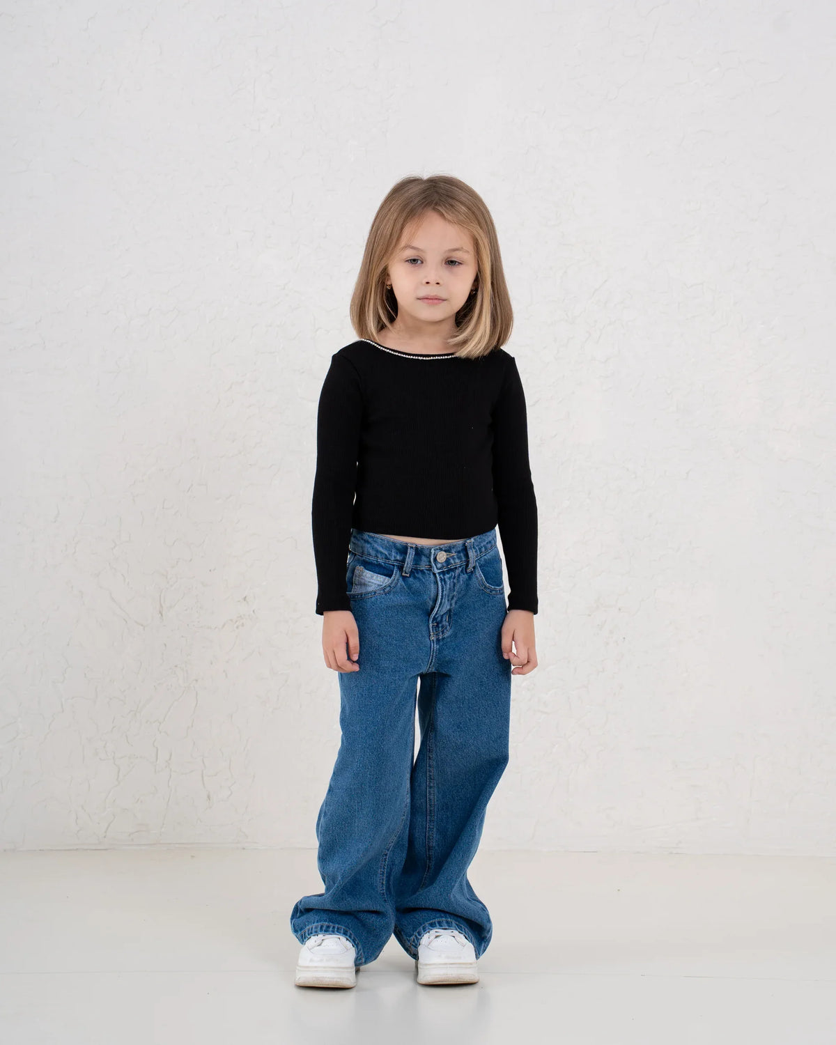 Jeweled Ribbed Top - Venti