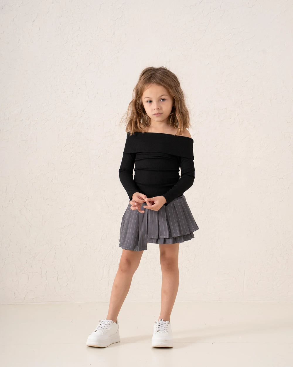 Off-Shoulder Ribbed Top - Venti