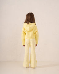 Girl cropped textured