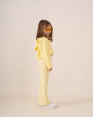 Girl cropped textured