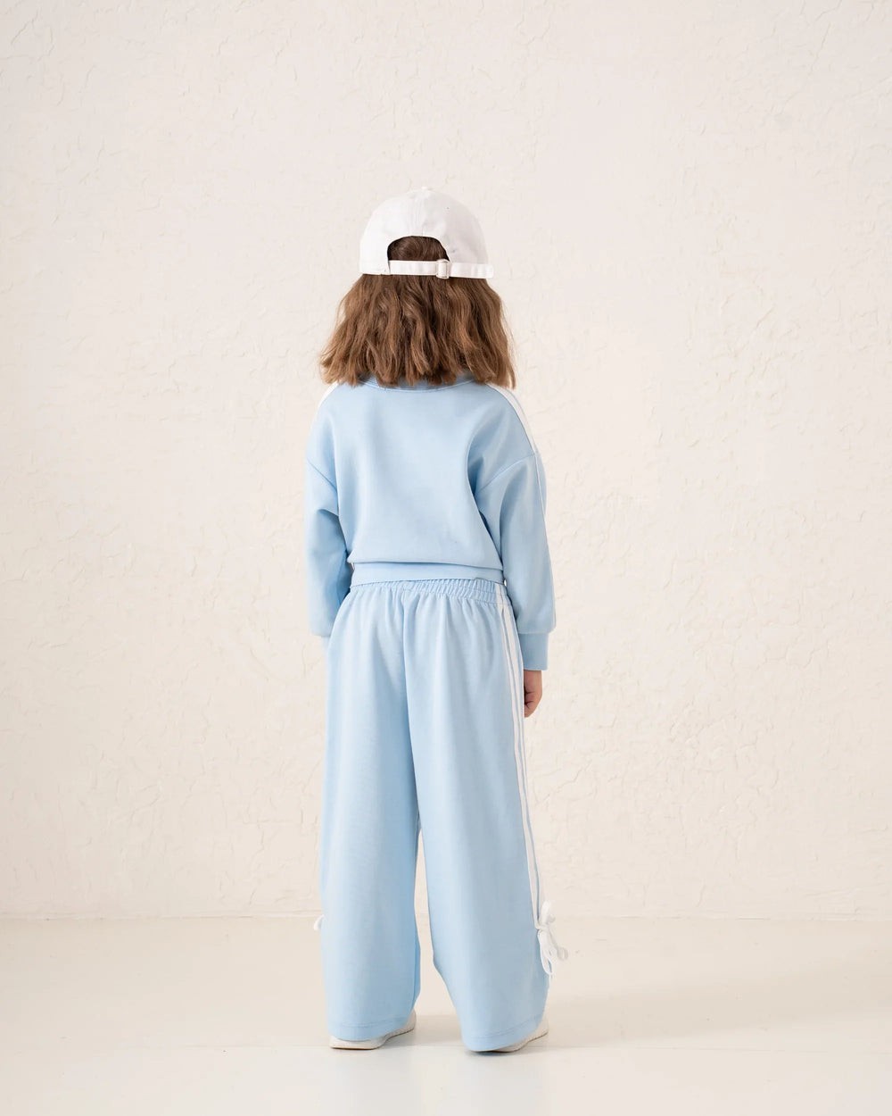 Striped Wide-Leg Pants With Bow Ties - Venti