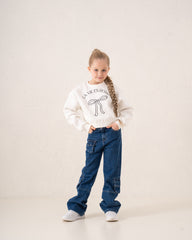 La Vie En Rose - Bow Graphic Sweatshirt