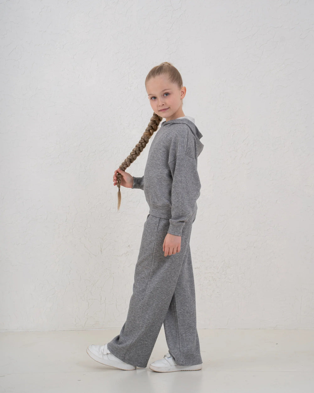 Soft Ribbed Hooded Top - Venti