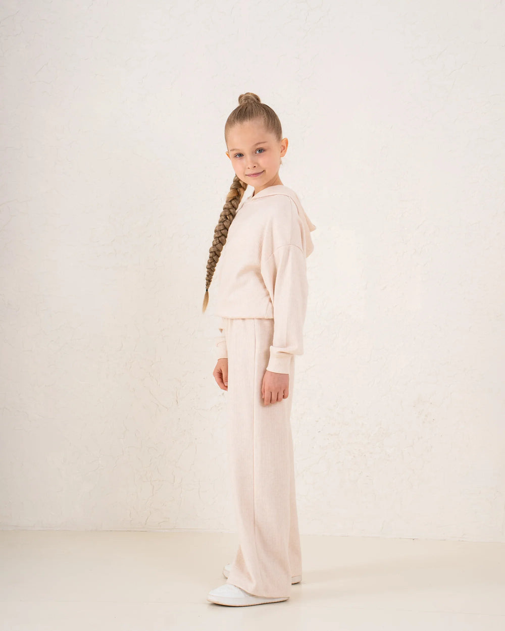 Soft Ribbed Hooded Top - Venti