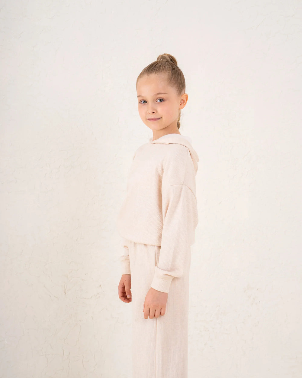 Soft Ribbed Hooded Top - Venti