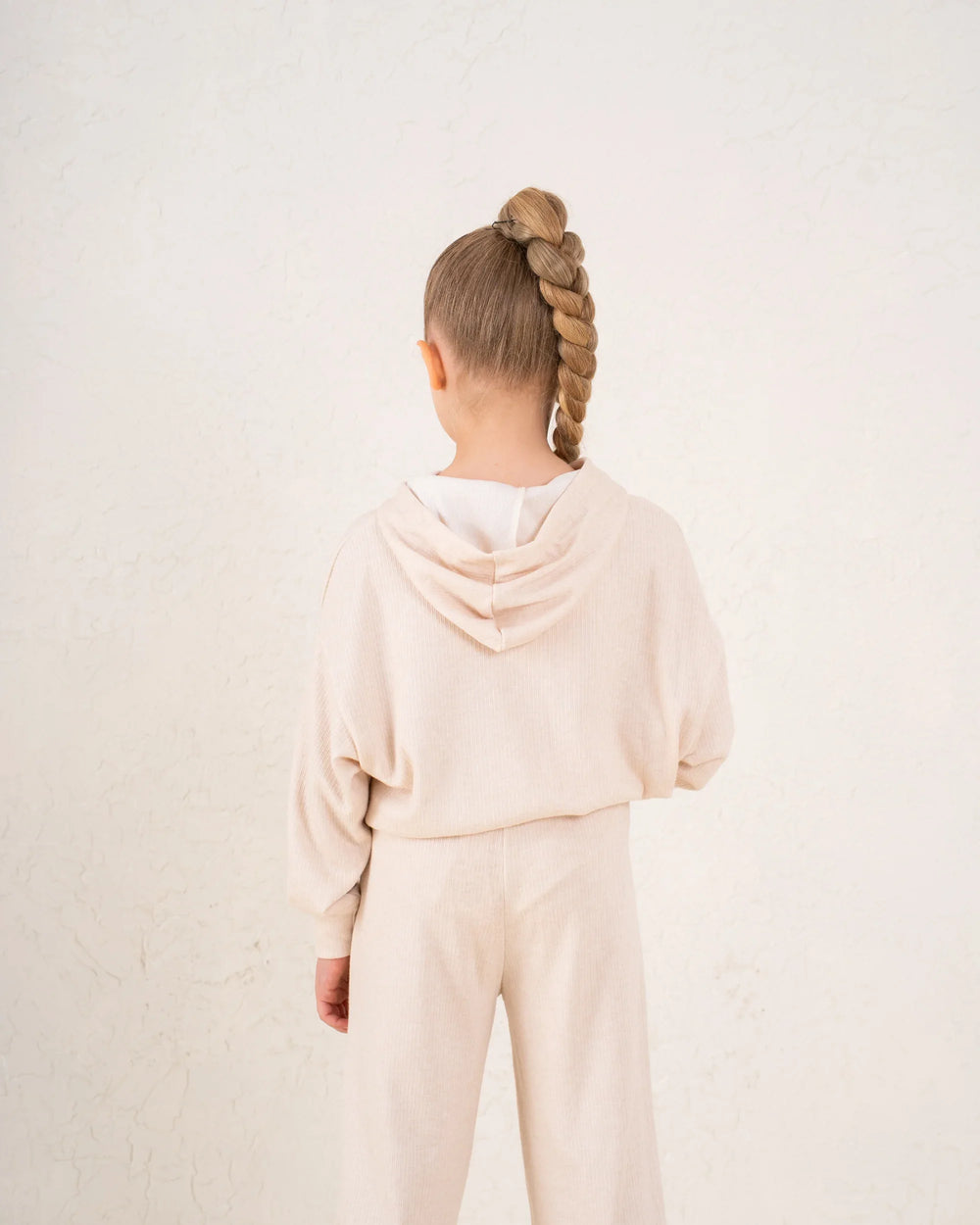 Soft Ribbed Hooded Top - Venti