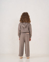 Soft Ribbed Hooded Top