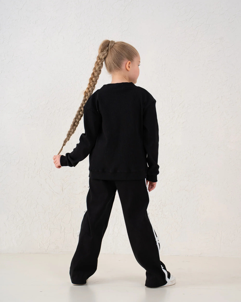 Bow Detail Ribbed Cardigan - Venti