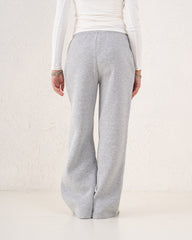 Fleece-Lined Wide Leg Sweatpants