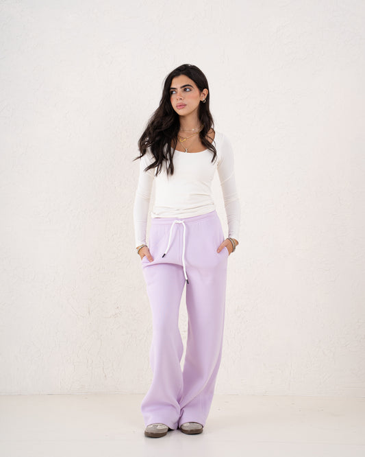 Straight-Leg Sweatpants