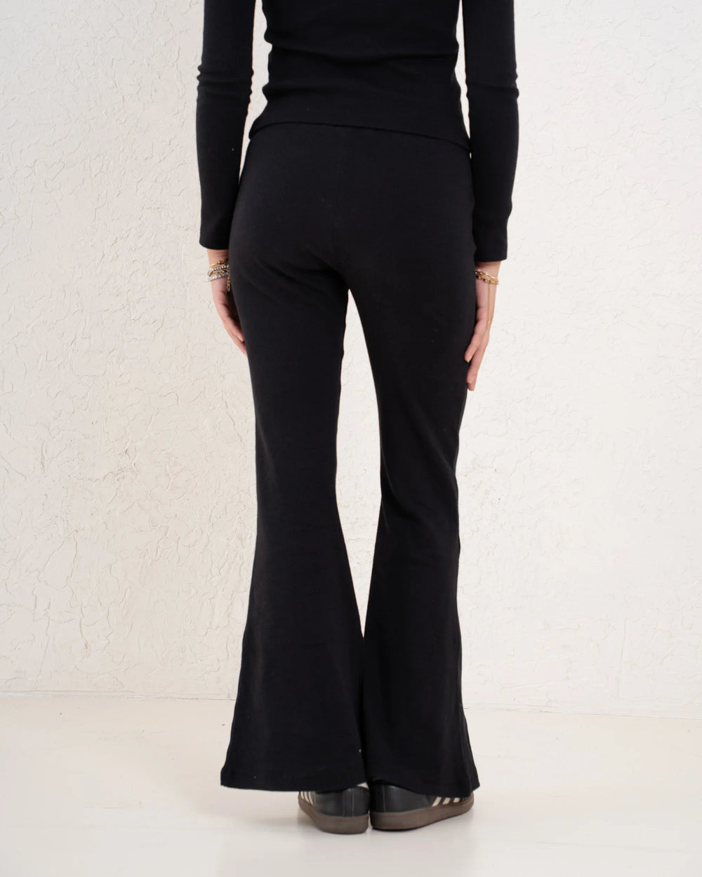 Ribbed Flare Pants - Venti