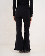 Ribbed Flare Pants