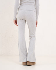 Ribbed Flare Pants