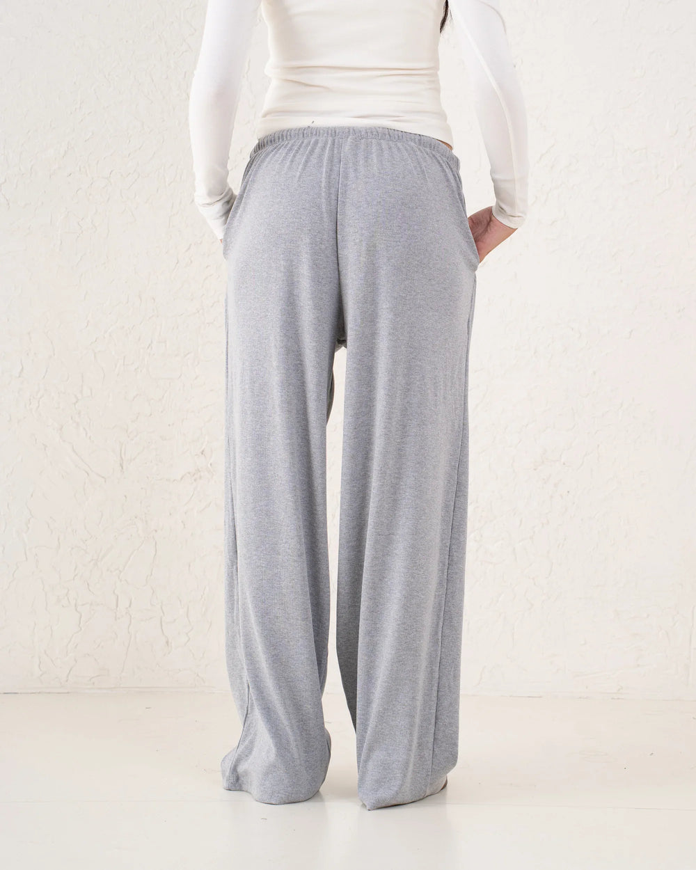 Ribbed Oversized Loose Pants - Venti