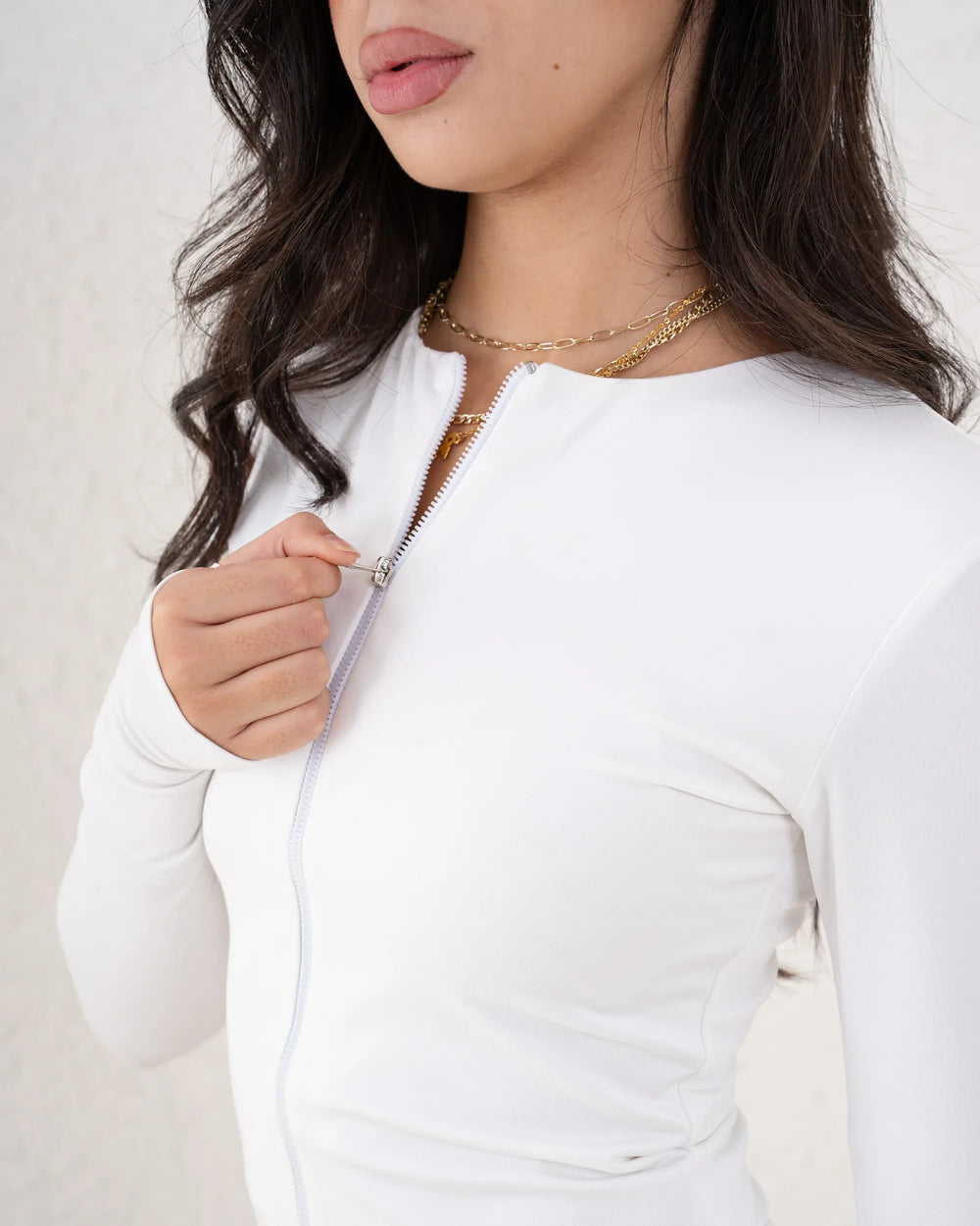Zip-Up Define Top - Venti