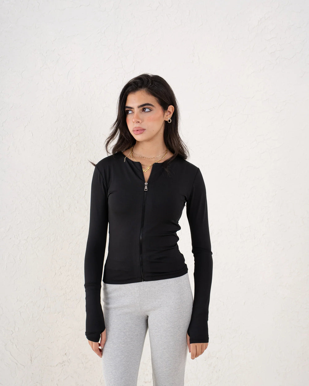 Zip-Up Define Top - Venti