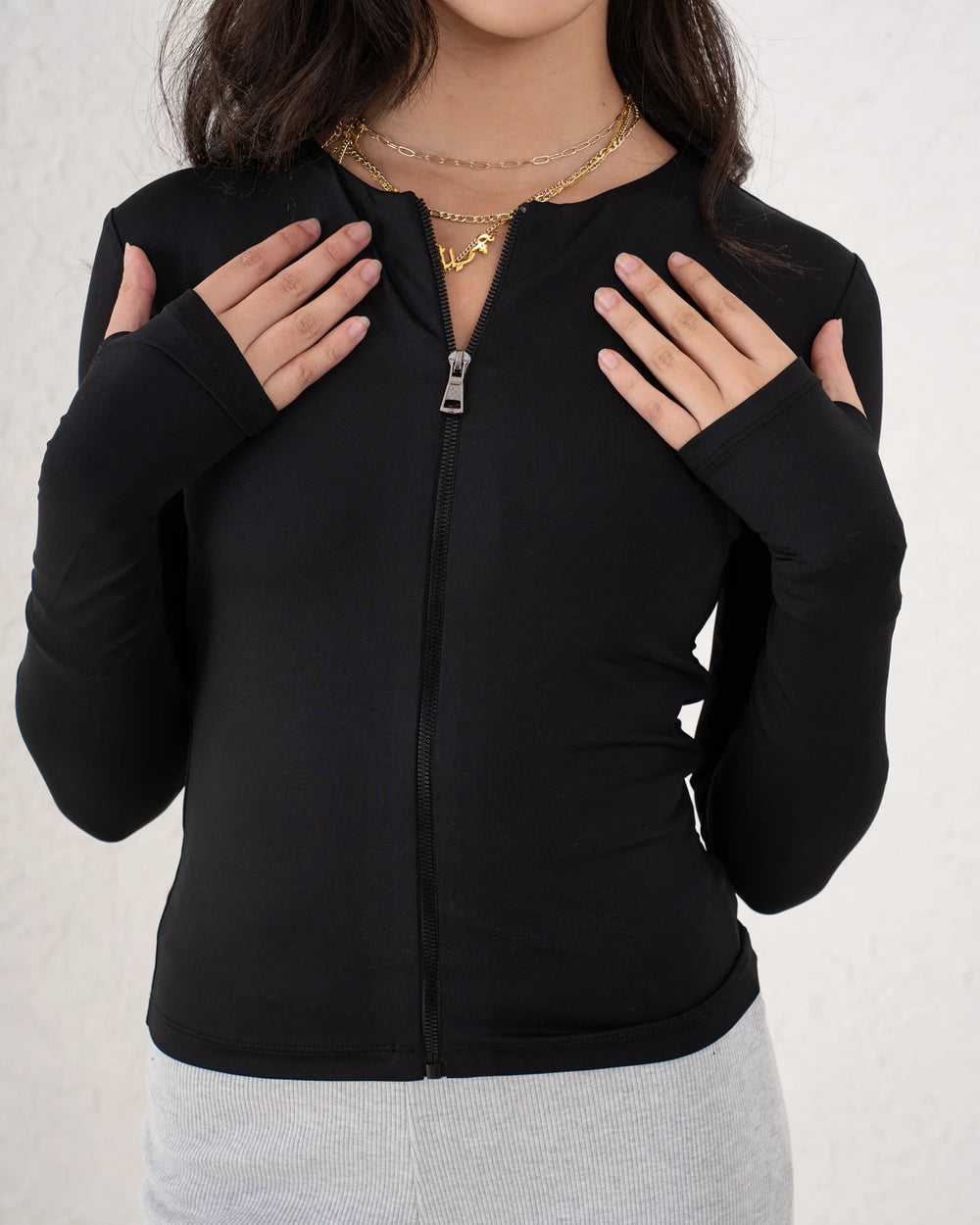 Zip-Up Define Top - Venti
