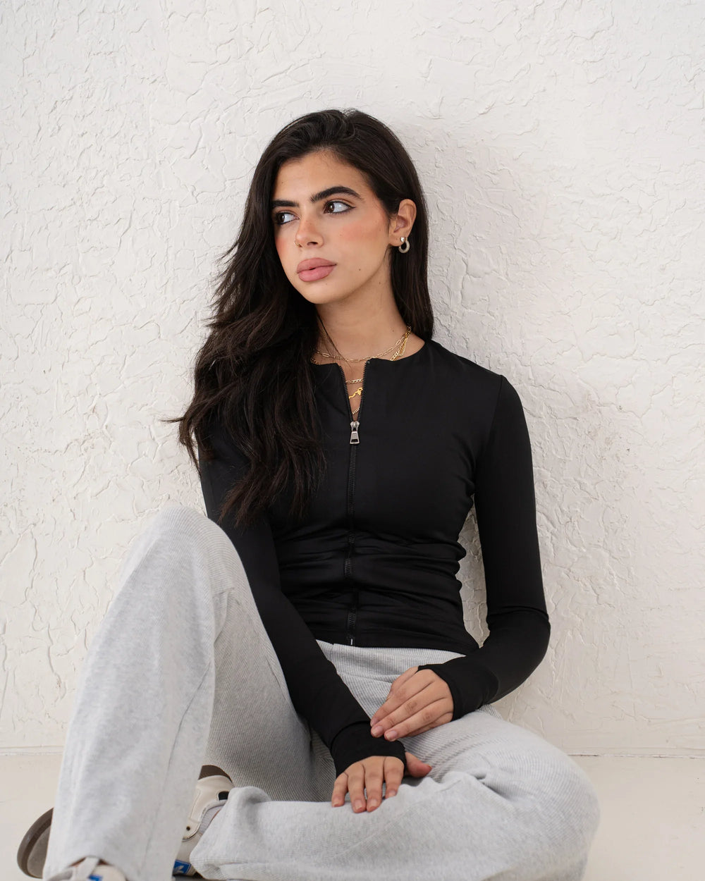 Zip-Up Define Top - Venti