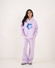 Lilac Graphic Hoodie