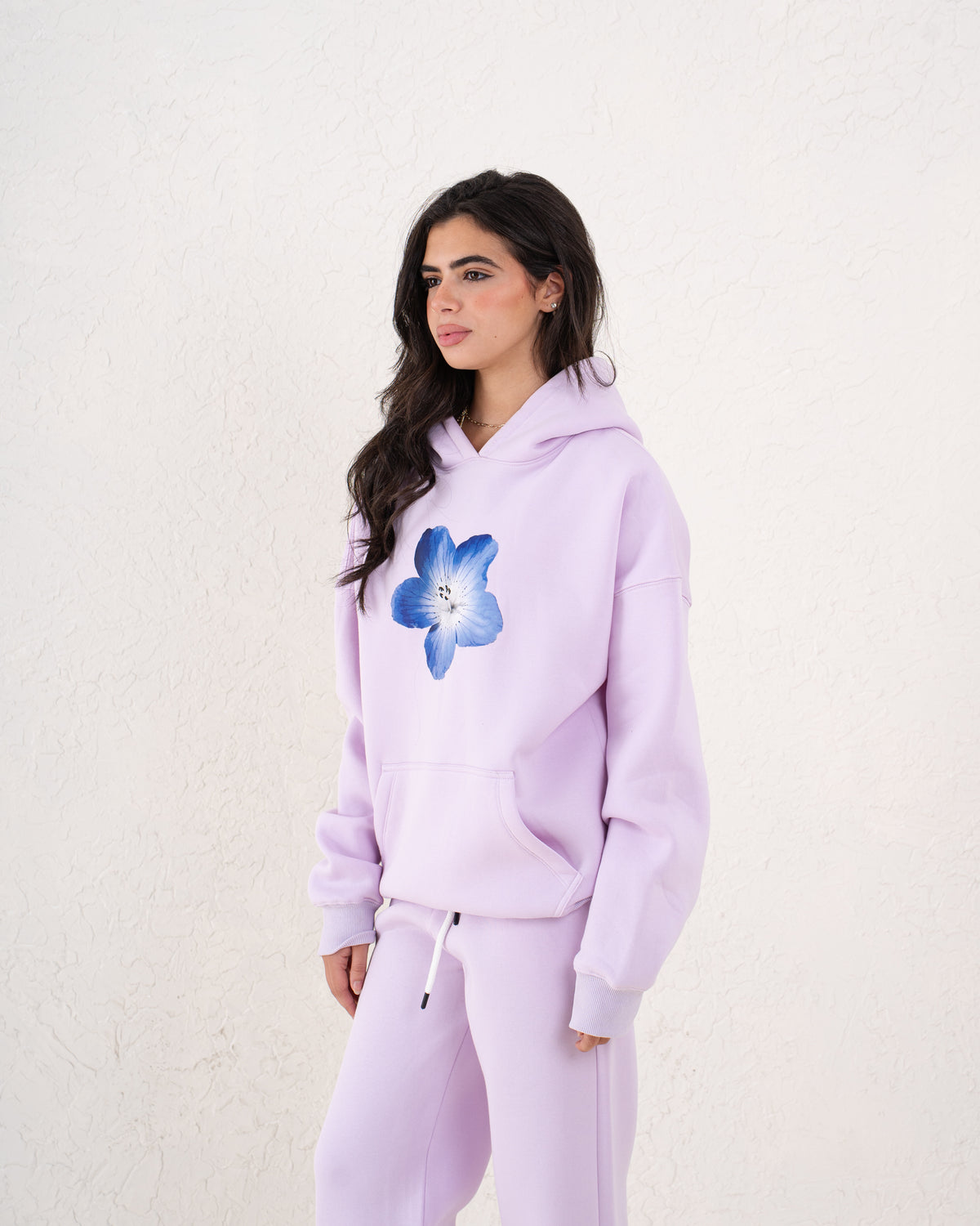 Lilac Graphic Hoodie