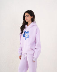Lilac Graphic Hoodie
