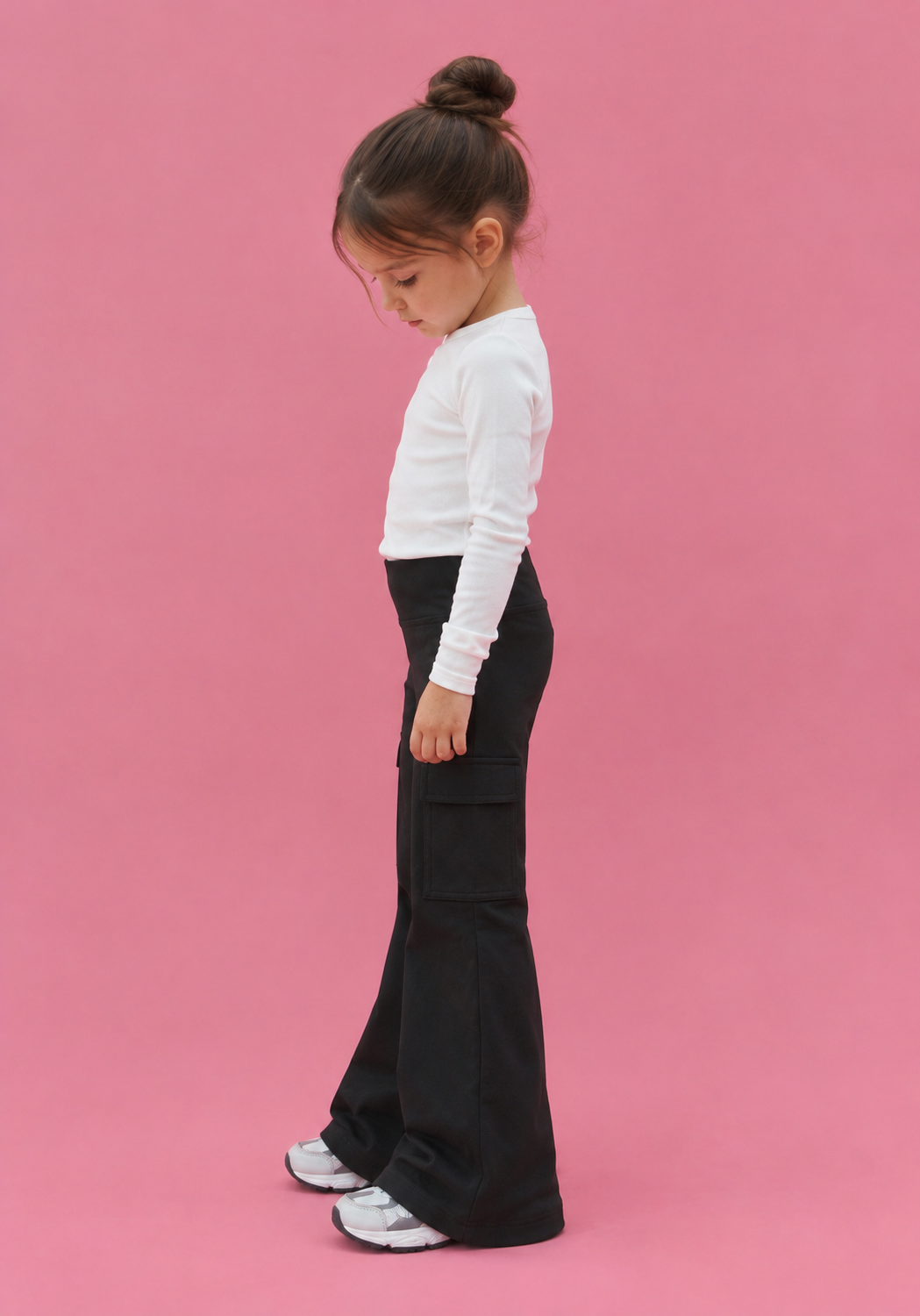 Girl yoga pants with pockets
