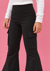 Girl yoga pants with pockets
