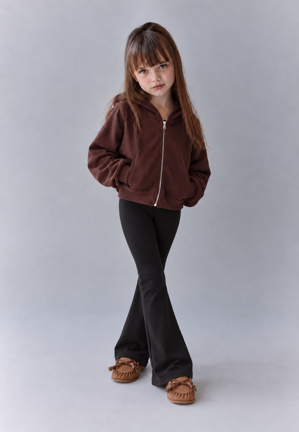 Girl flared leggings