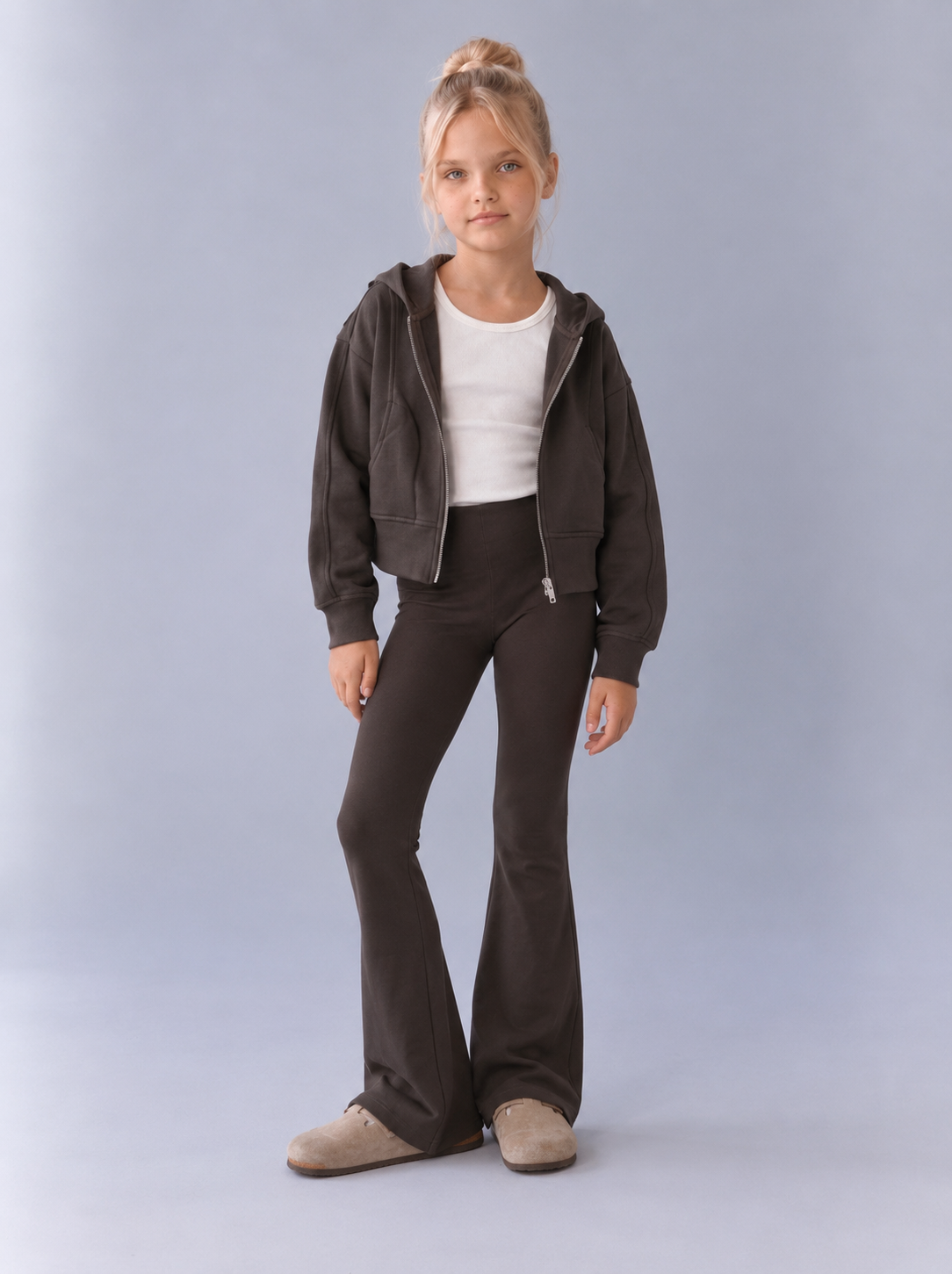 Girl flared leggings