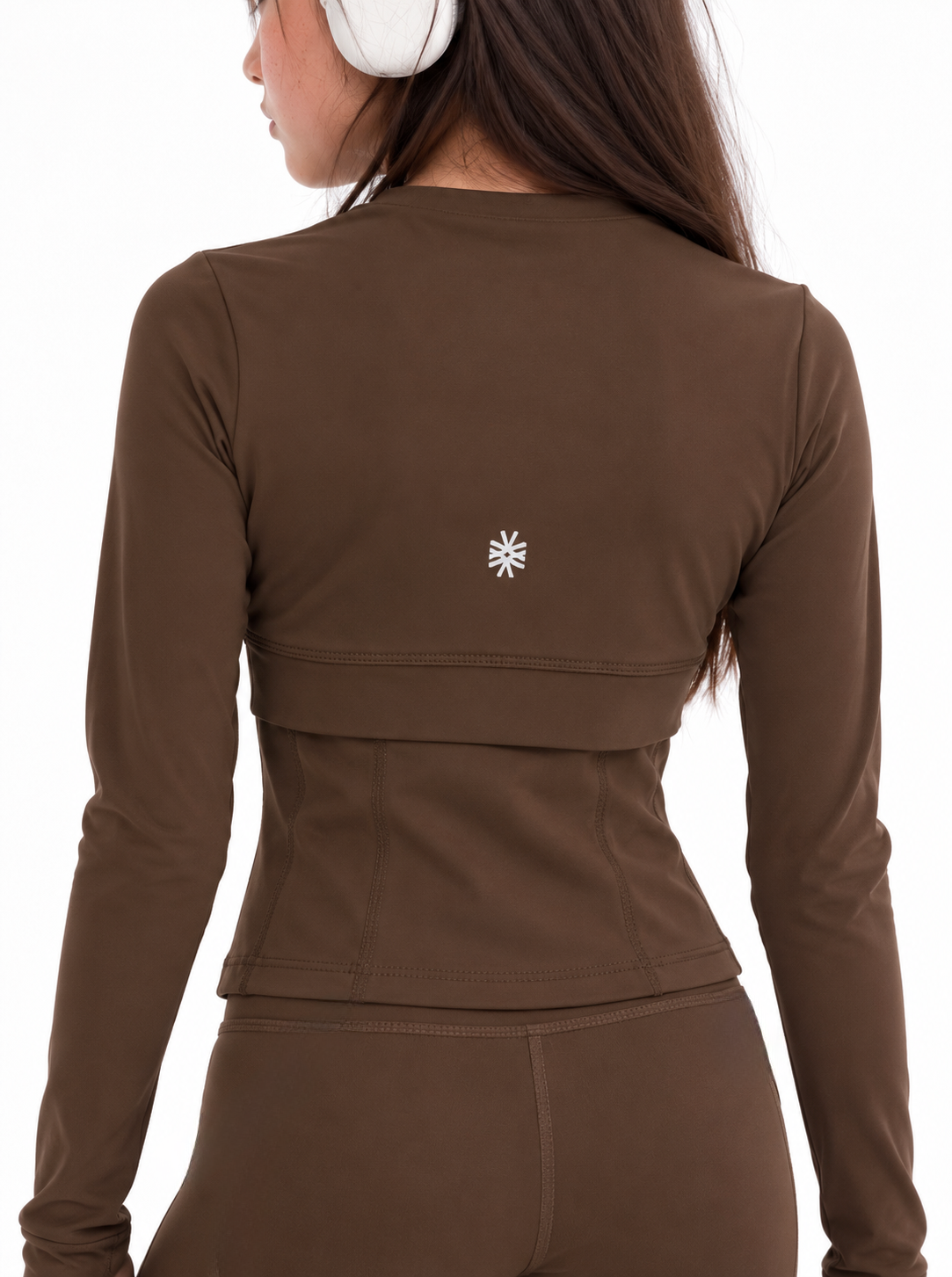 Girl zip up active wear jacket