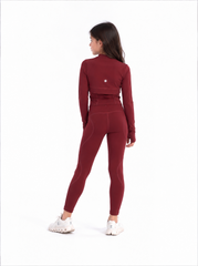 Girl zip up active wear jacket
