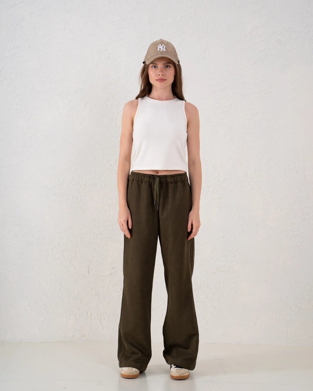 Suede Wide Leg Pants - Venti