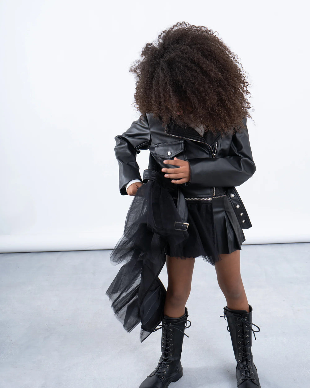 Leather Biker Jacket With Detachable Layer - Venti