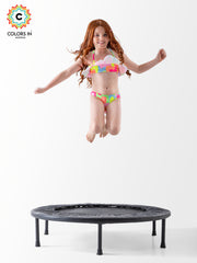 Girls' "Neon Bloom" Flounce Bikini Set